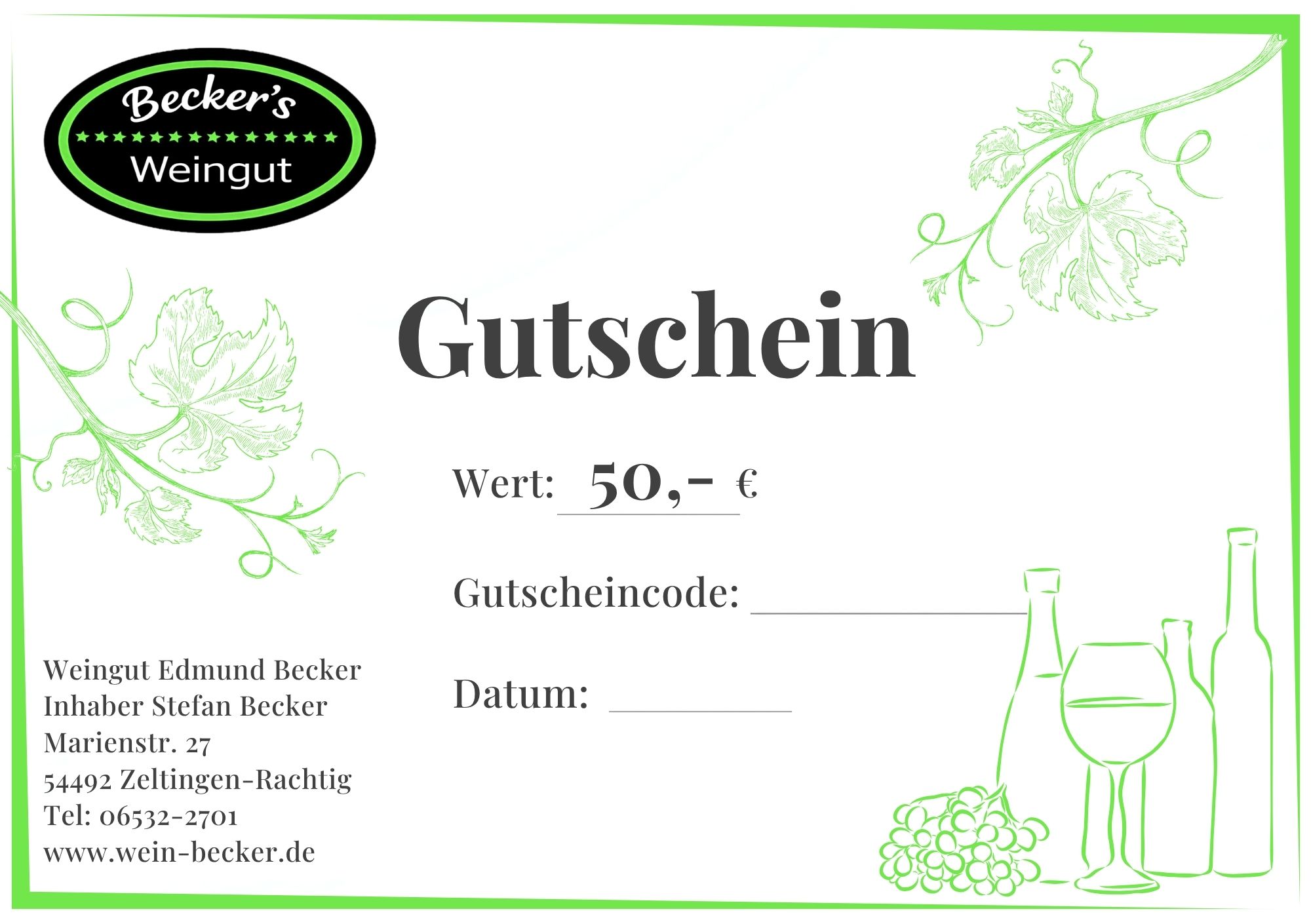 50 € GUTSCHEIN