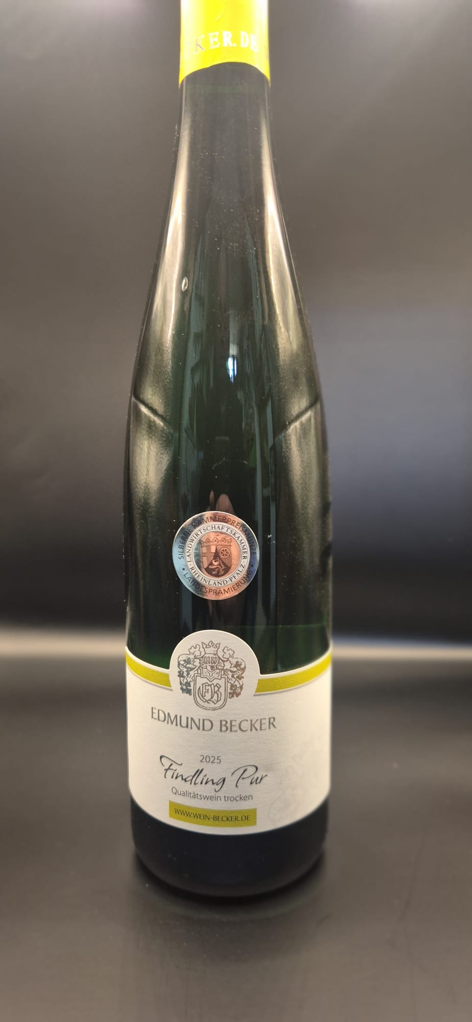 Findling "PUR" Qualitätswein trocken, Erdener Bußlay / SILBERNE KAMMERPREISMÜNZE